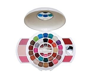 BEMT Professional All In One Makeup Palette Kit 30 Pigment Shadow With, Blusher, Powder Cake, Lip Gloss, Makeup Kit