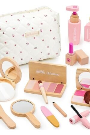 Wooden Makeup Toy Set for Girls