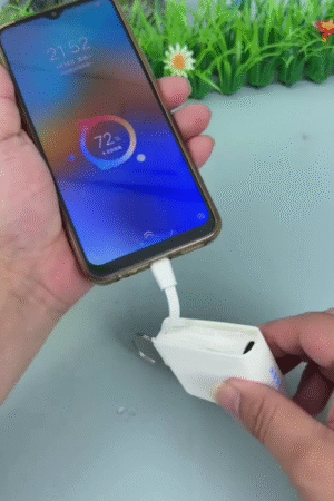 Mini Keychain Power Bank for Smartphones