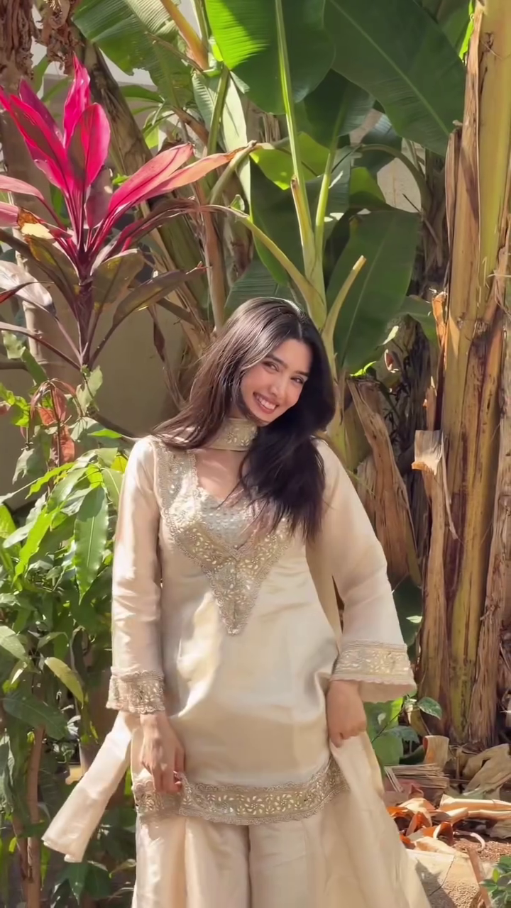 Elegant Beige Embroidered Salwar Suit – Festive Traditional Women’s Wear - Image 2