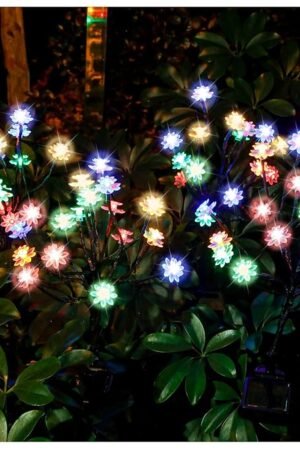 LED Decorative Flower Lights – Colorful Fairy String Lights for Home & Room Décor