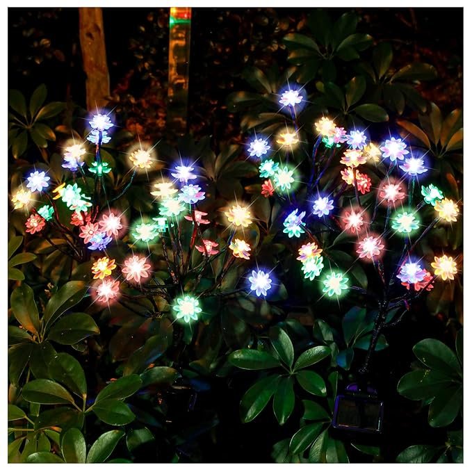 LED Decorative Flower Lights – Colorful Fairy String Lights for Home & Room Décor
