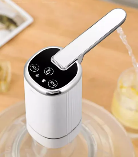 Portable Electric Water Dispenser Pump – Rechargeable Bottle Water Pump with Touch Control