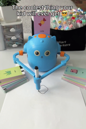 Smart Drawing Robot for Kids – Interactive Educational Sketching Toy with Flashcards